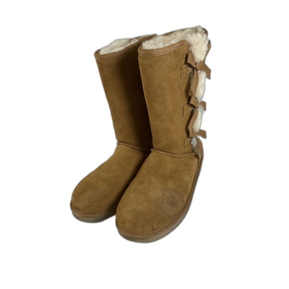 Koolaburra by UGG Women's Victoria Tall Fashion Boot, Chestnut, 9 US - Used - Picture 1 of 3